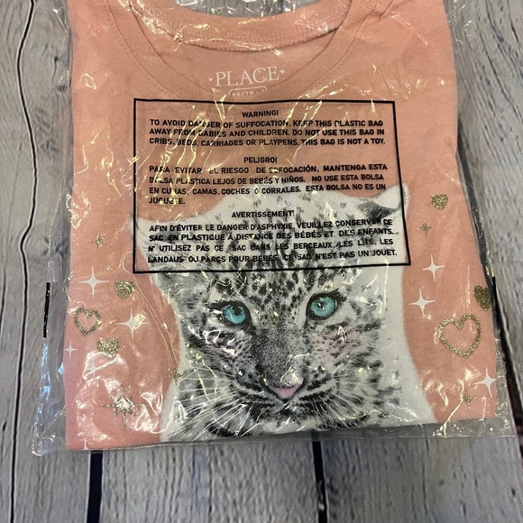 NWT white leopard t-shirt - Picture 1 of 2